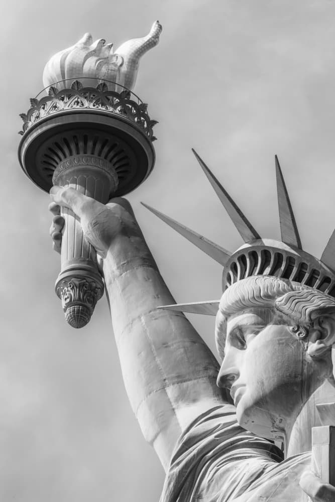 Statue of Liberty Torch by Melanie Viola — canvas wall art