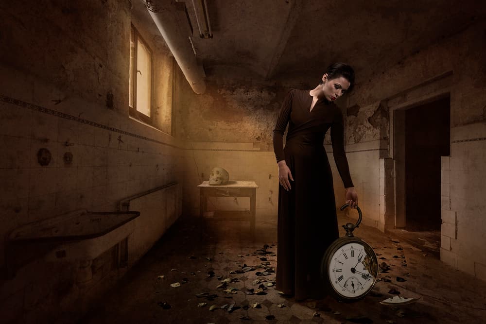 Broken time by Harry Bünger — canvas wall art