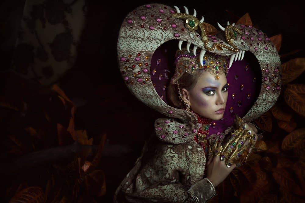 Regal Cobra Queen by Lita Pratikto — canvas wall art