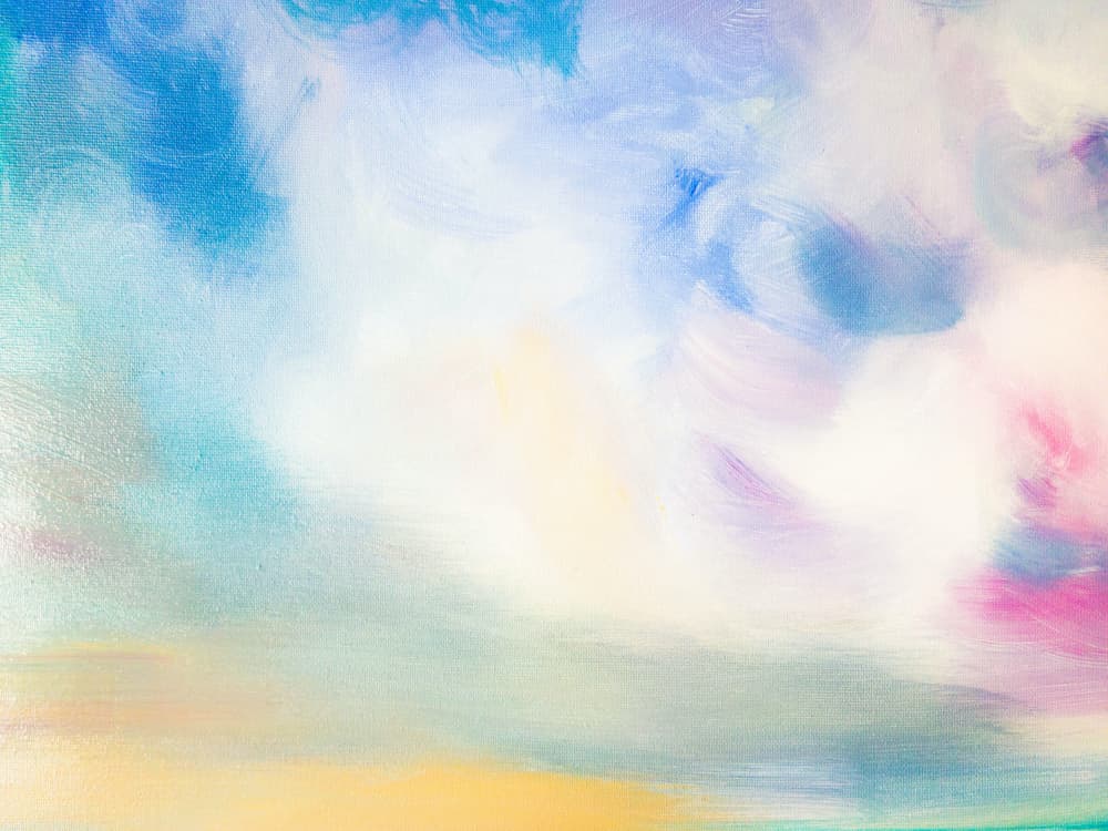 Dreamy Pastel Abstract by Ejaaz Haniff — canvas wall art