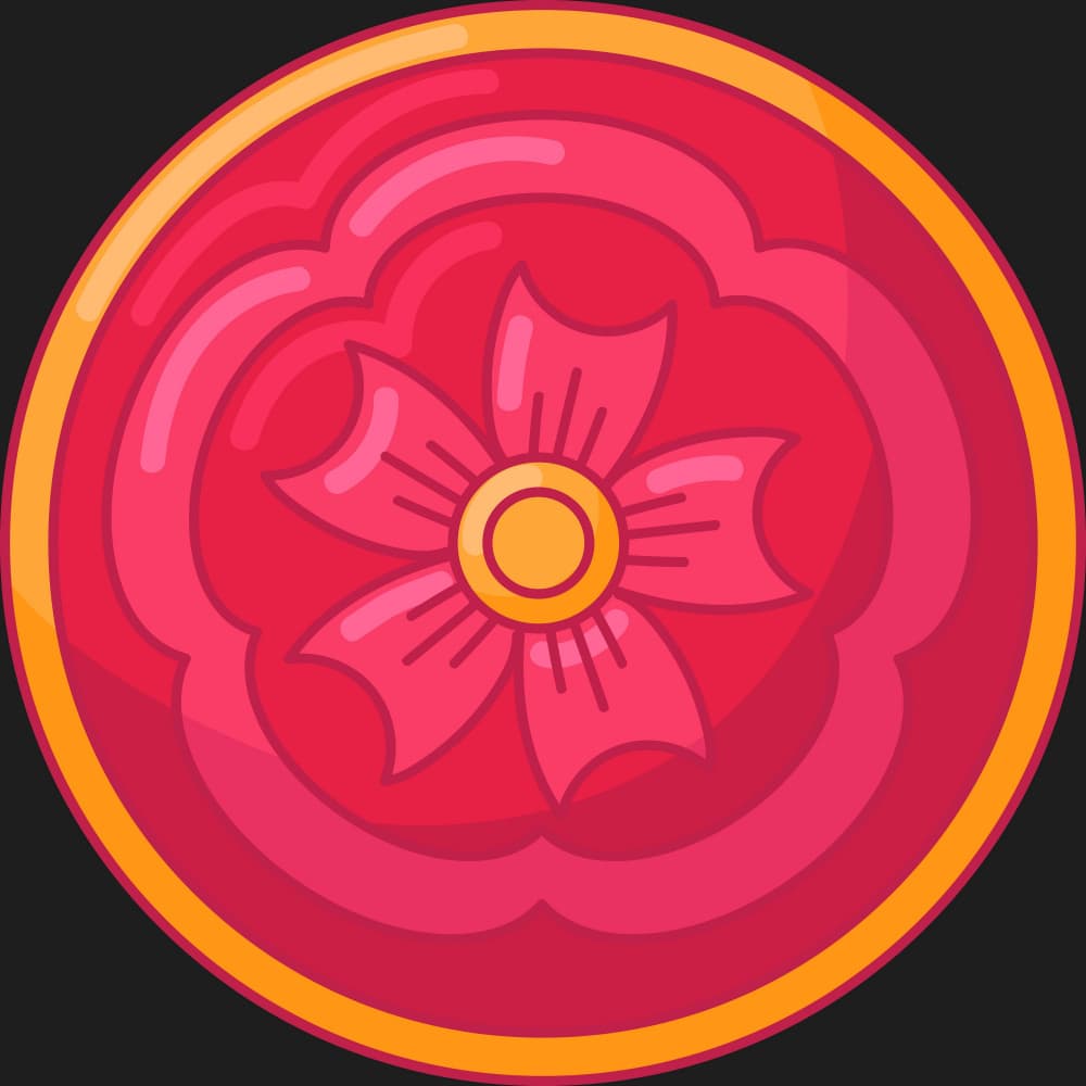 Vibrant Red Bloom by Marika Barsrsind — canvas wall art