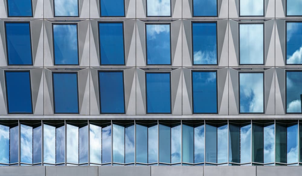 Modern Architectural Reflections by Jaap Koer — canvas wall art