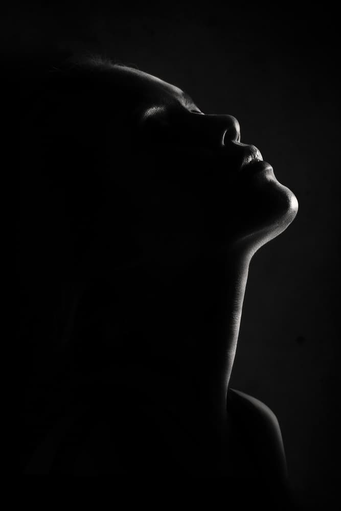 Contemplative Upward Gaze by Heru Sungkono — canvas wall art