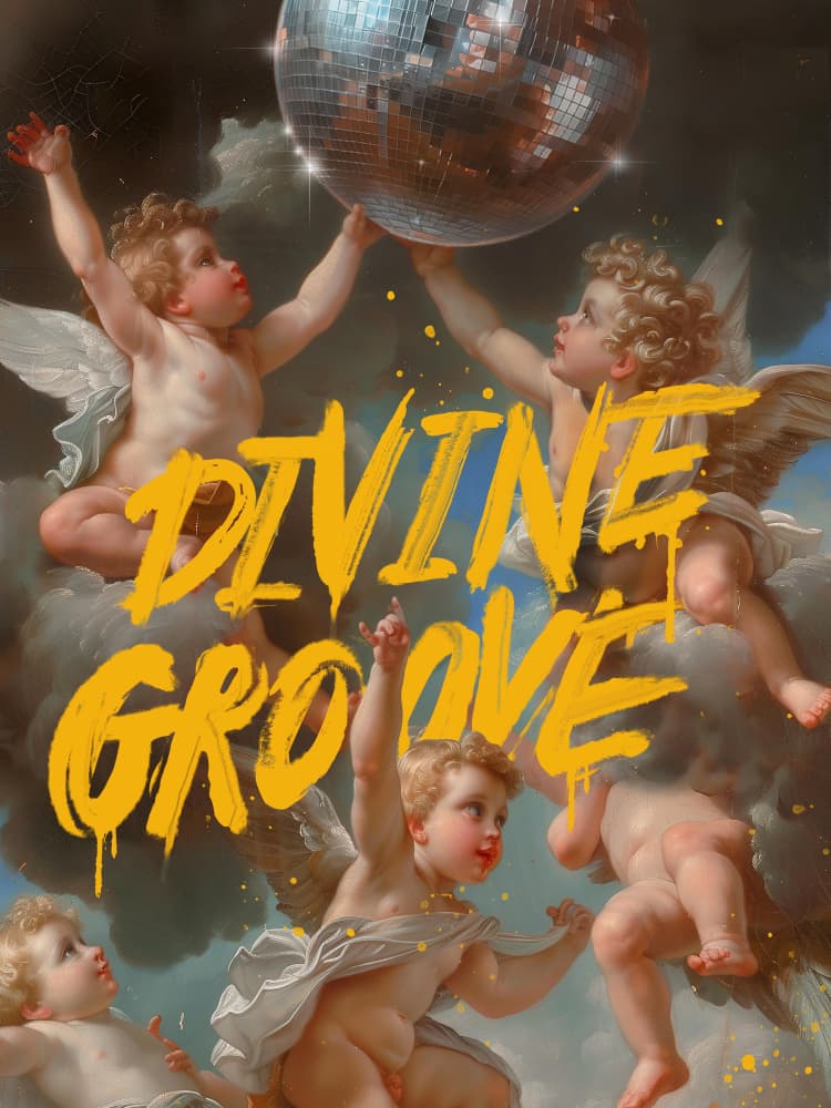 Divine Groove by Dikhotomy — canvas wall art