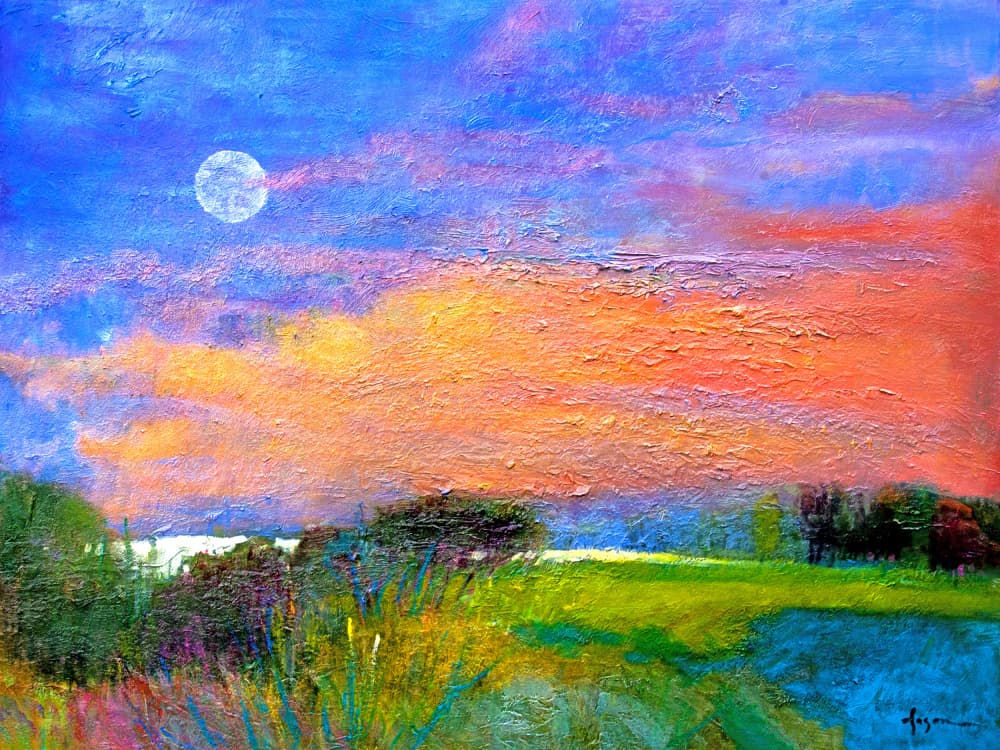 Moonlit Horizon by Dorothy Fagan — canvas wall art