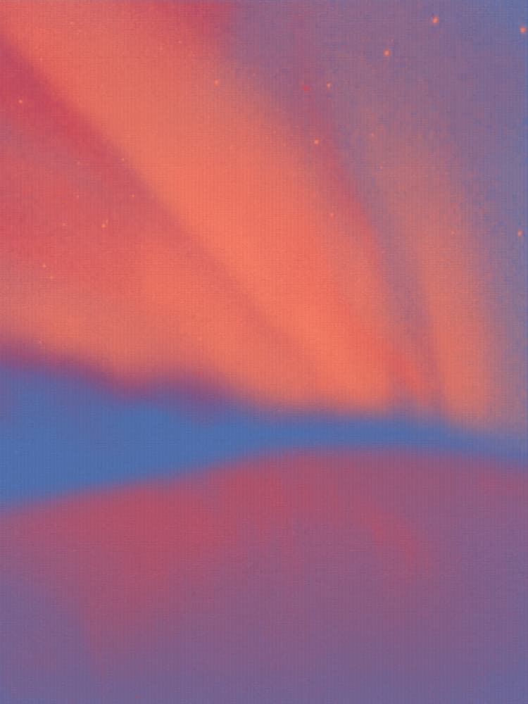 Sunset Gradient Sky by Dina Dankers — canvas wall art