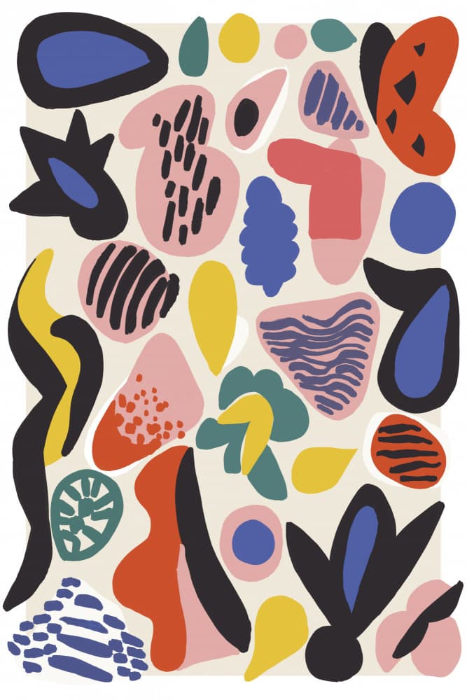 Vibrant Abstractions by Treechild — canvas wall art