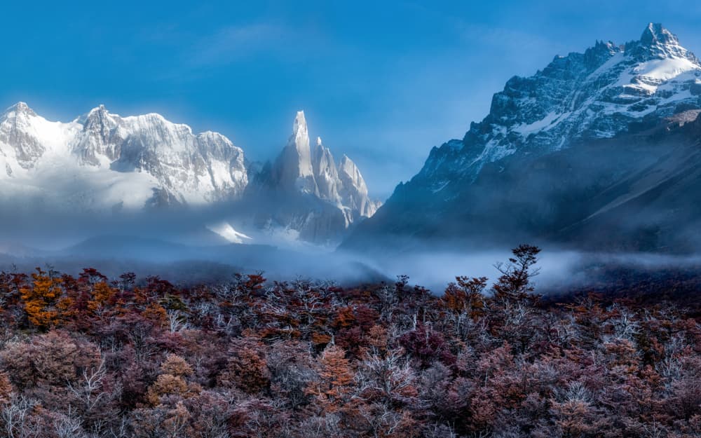 Majestic Autumn Mountains by Li Ying — canvas wall art
