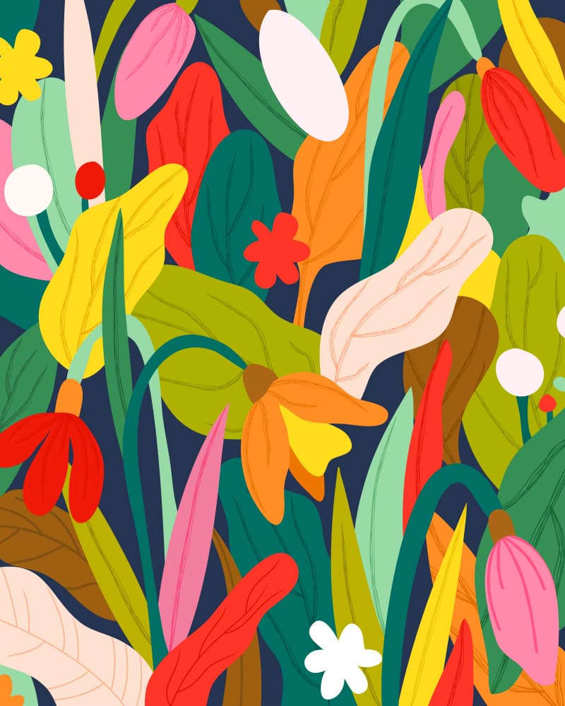 Vibrant Botanical Garden