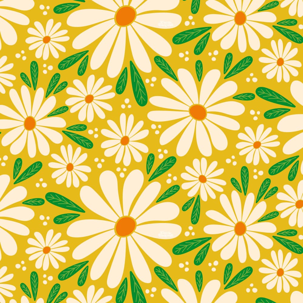 Whimsical Wildflowers by Carrie Cantwell — canvas wall art