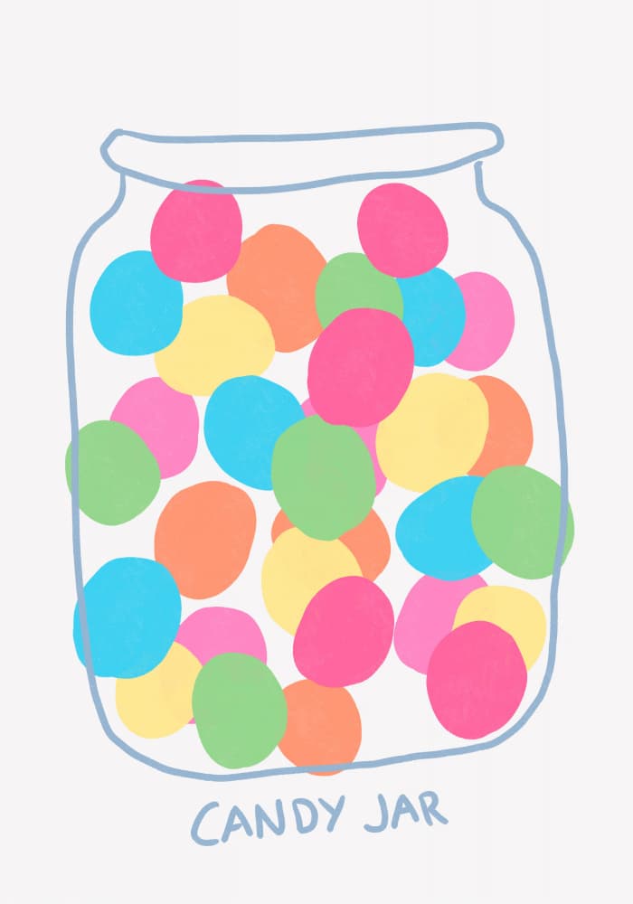 Candy Jar by Athene Fritsch — canvas wall art