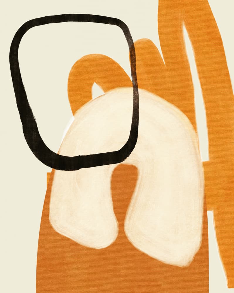 Painted Lines Desatur2 Kopie by Ana Rut Bre — canvas wall art