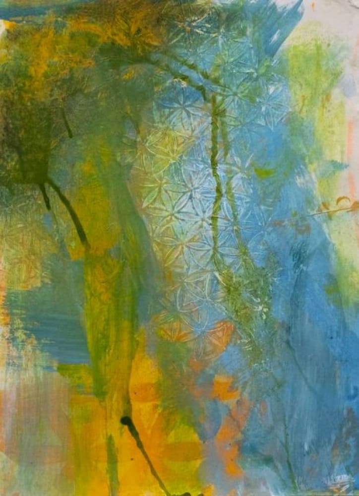 Fluid Organic Patterns by Deb Chaney — canvas wall art