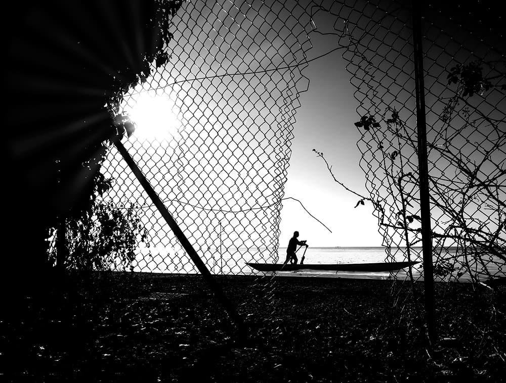 Broken Fence Freedom by Cesare Sent — canvas wall art
