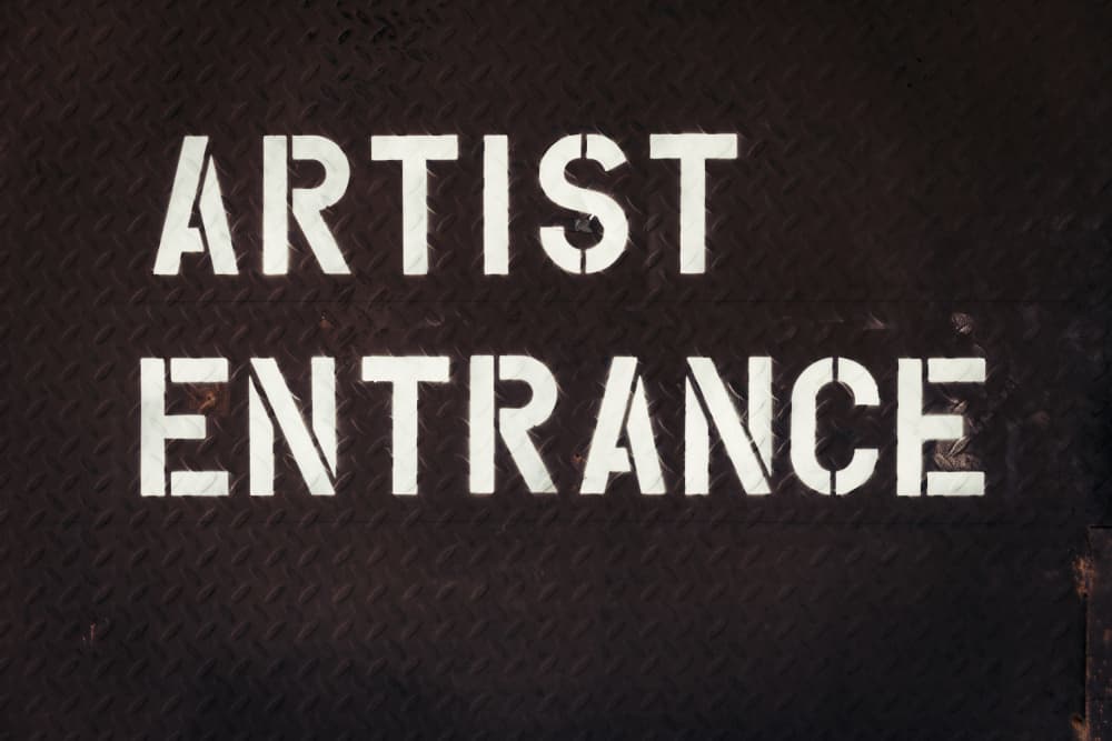 Industrial Artist Entrance by Tim Mossholder — canvas wall art