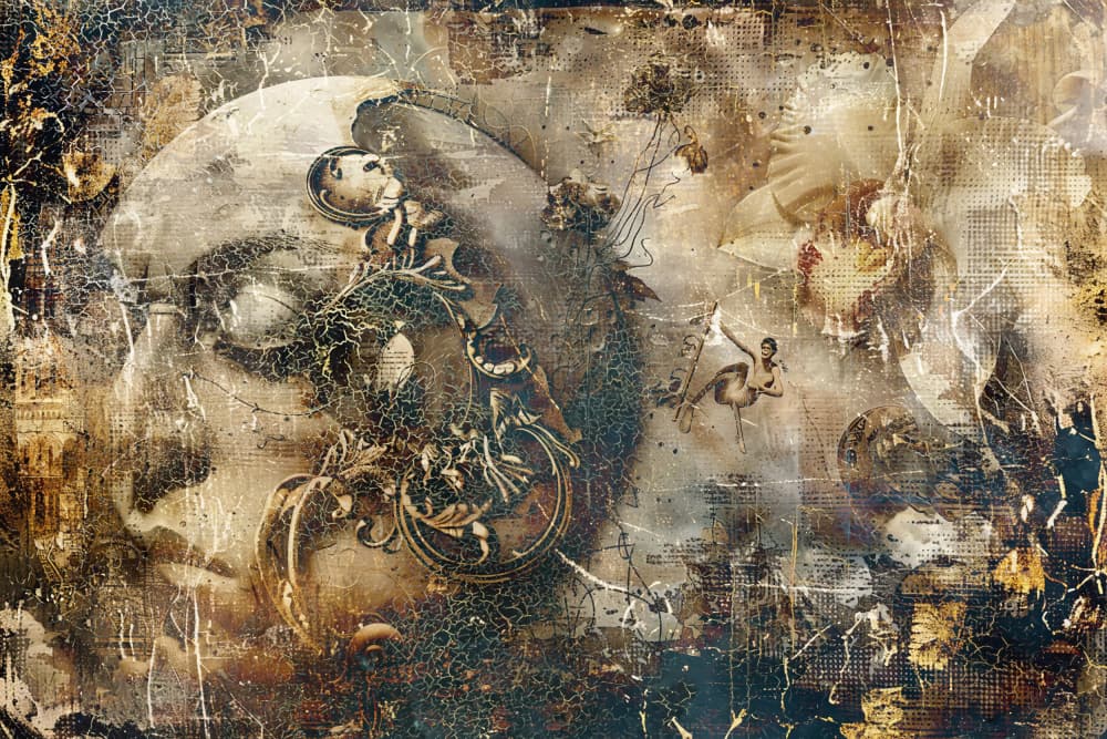Ethereal Clockwork Dream by Rafal Kulik — canvas wall art