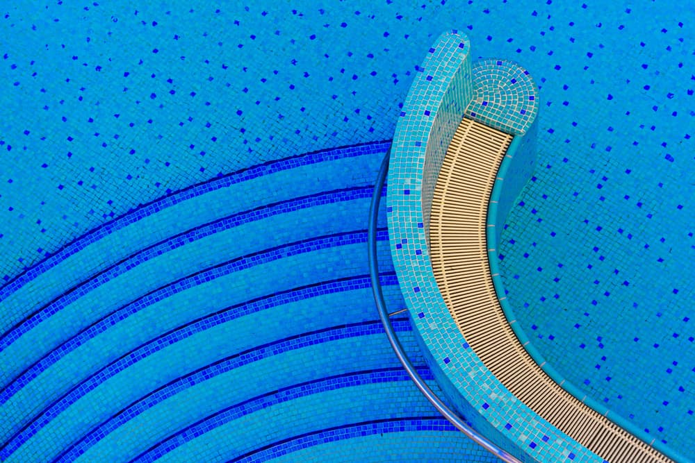 Abstract Pool Curves by Rolf Endermann — canvas wall art