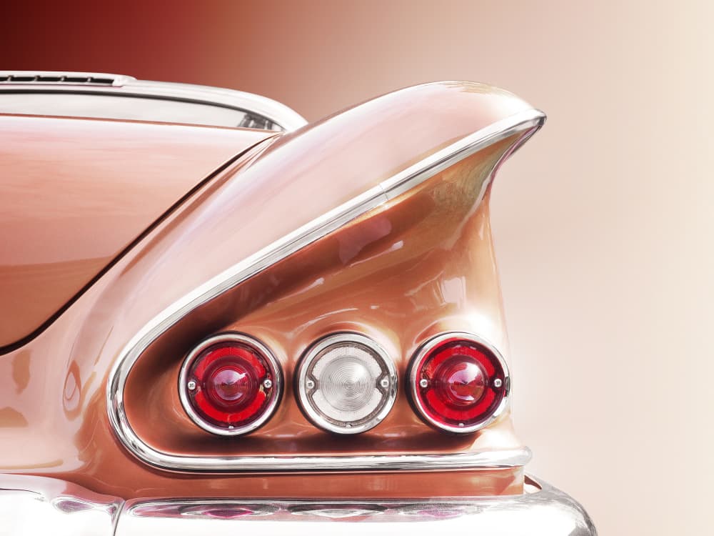 Classic Car Tailfin by Beate Gube — canvas wall art