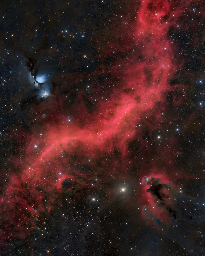 Deep Space Nebula by Vikas Chander — canvas wall art