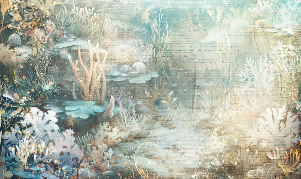 Ethereal Coral Reef by Rafal Kulik — canvas wall art