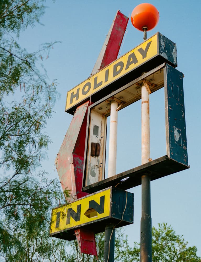 Weathered Roadside Inn by Bethany Young — canvas wall art