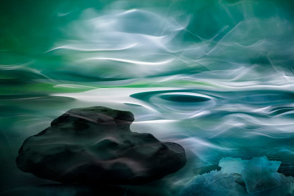 Mystic Water Rock by Willy Marthinussen — canvas wall art