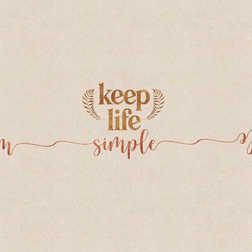 Simplify Life by Emel Tunaboylu — canvas wall art