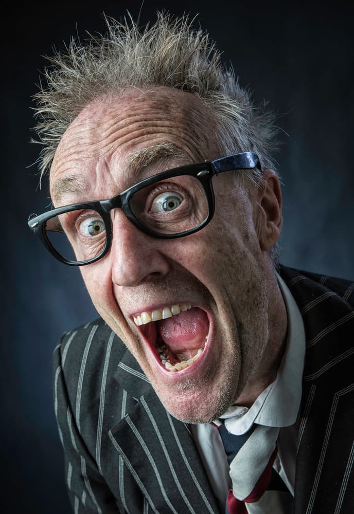 Crazy Man Yelling by Catchlight Studio — canvas wall art