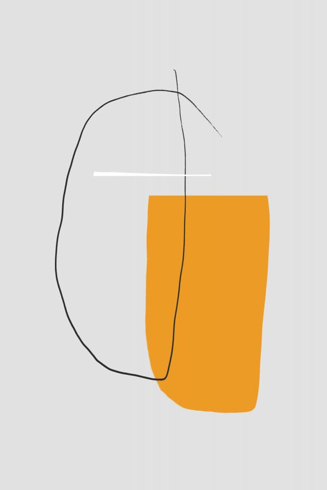 Overlapping Lines On A Gray Background by uplusmestudio — canvas wall art