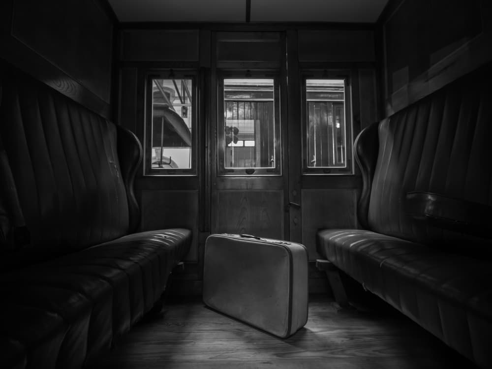 Vintage Train Journey by Alejandro Garcia Bernardo — canvas wall art