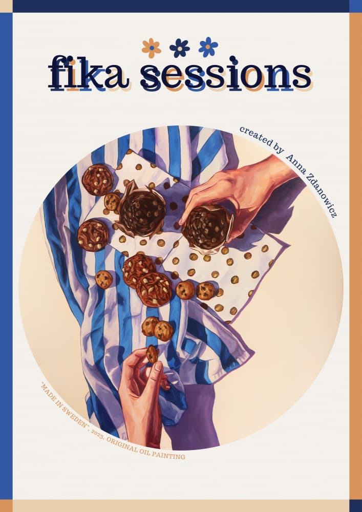 Cozy Fika Treats by Anna Zdanowicz — canvas wall art