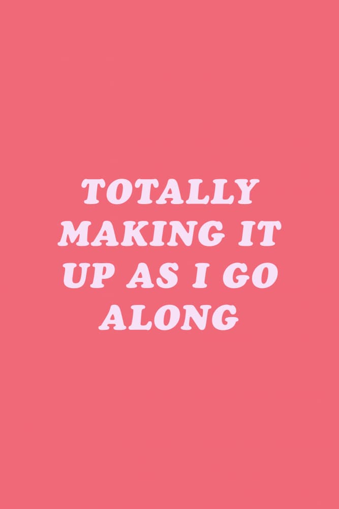 Totally Making It Up by Frankie Kerr-Dineen — canvas wall art