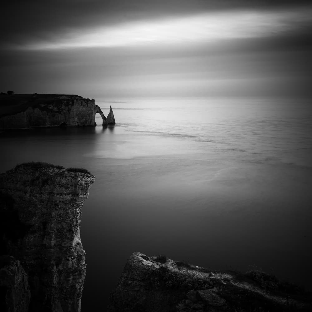 Moody Coastal Arch by Jan Rauwerdink — canvas wall art