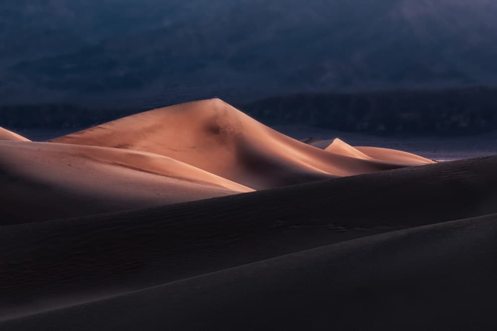 Sand Dunes at Dawn by Jenny Qiu — canvas wall art