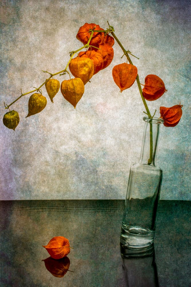 Glowing Autumn Lanterns by Brig Barkow — canvas wall art