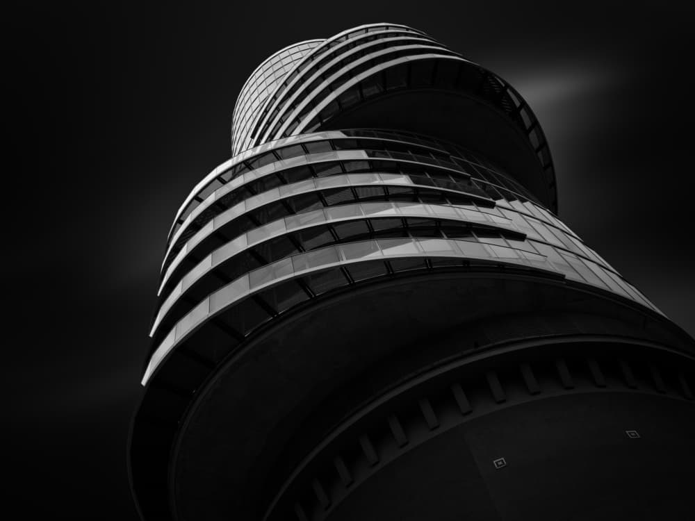Modern Architectural Spiral by Adam Dauria ☂ — canvas wall art