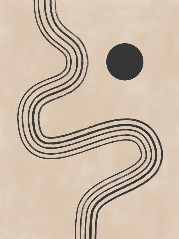 Flowing Lines Abstract