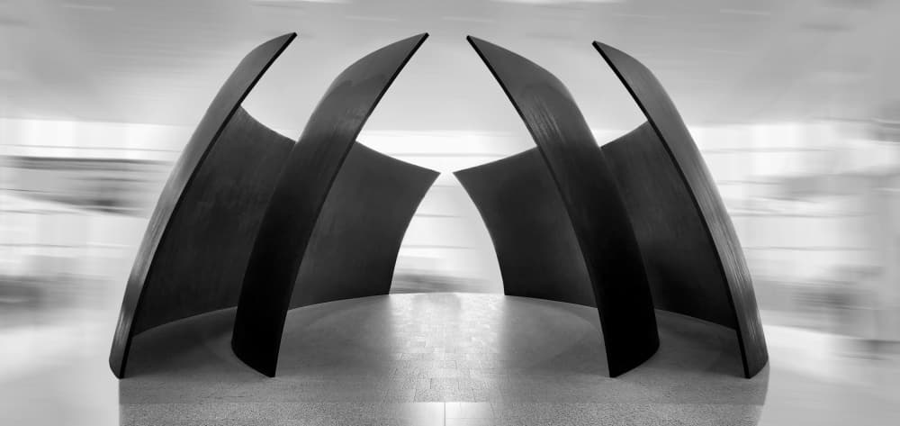 Modern Steel Sculpture by Ivan Huang — canvas wall art