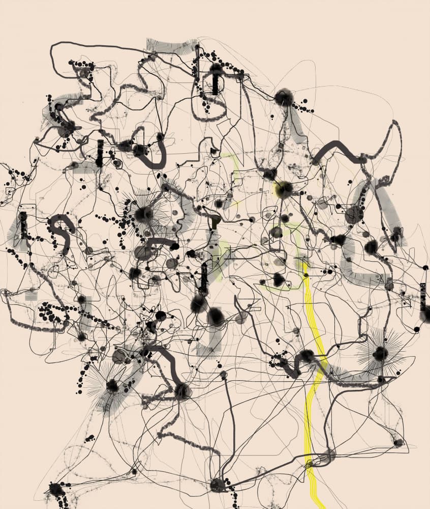 Intricate Organic Network by Pelin Atilla — canvas wall art