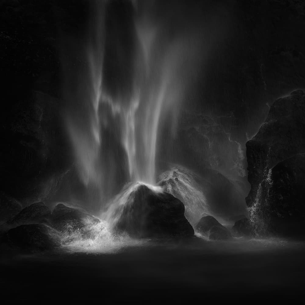 Ethereal Waterfall Flow by Shenshen Dou — canvas wall art