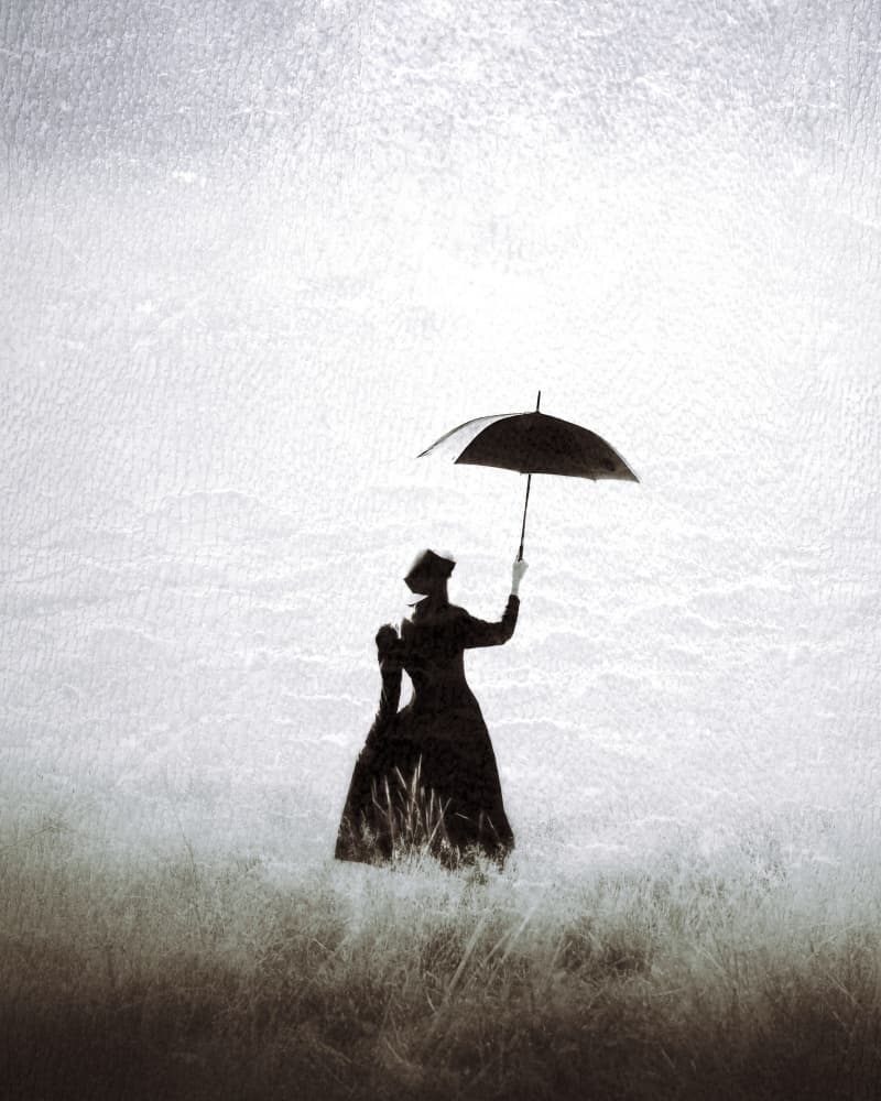 Woman In The Mist by Aurelian — canvas wall art