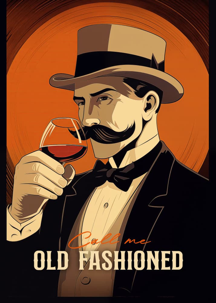 Old Fashioned Gentleman by Andreas Magnusson — canvas wall art
