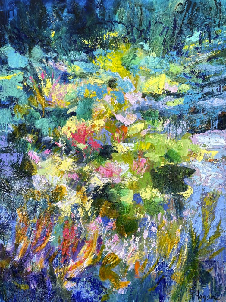 Vibrant Garden Glow by Dorothy Fagan — canvas wall art