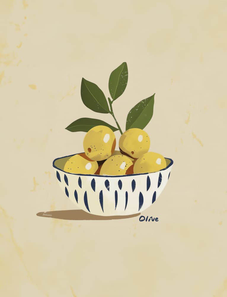 Lemon Harvest Bowl by Emel Tunaboylu — canvas wall art