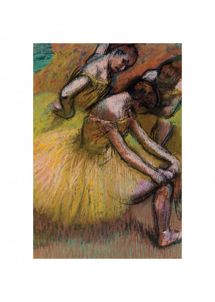 Dancers by Edgar Degas — canvas wall art