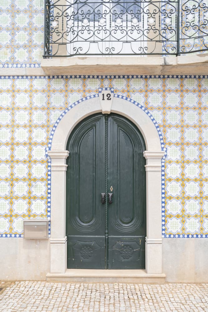 Historic Portuguese Doorway by Henrike Schenk — canvas wall art
