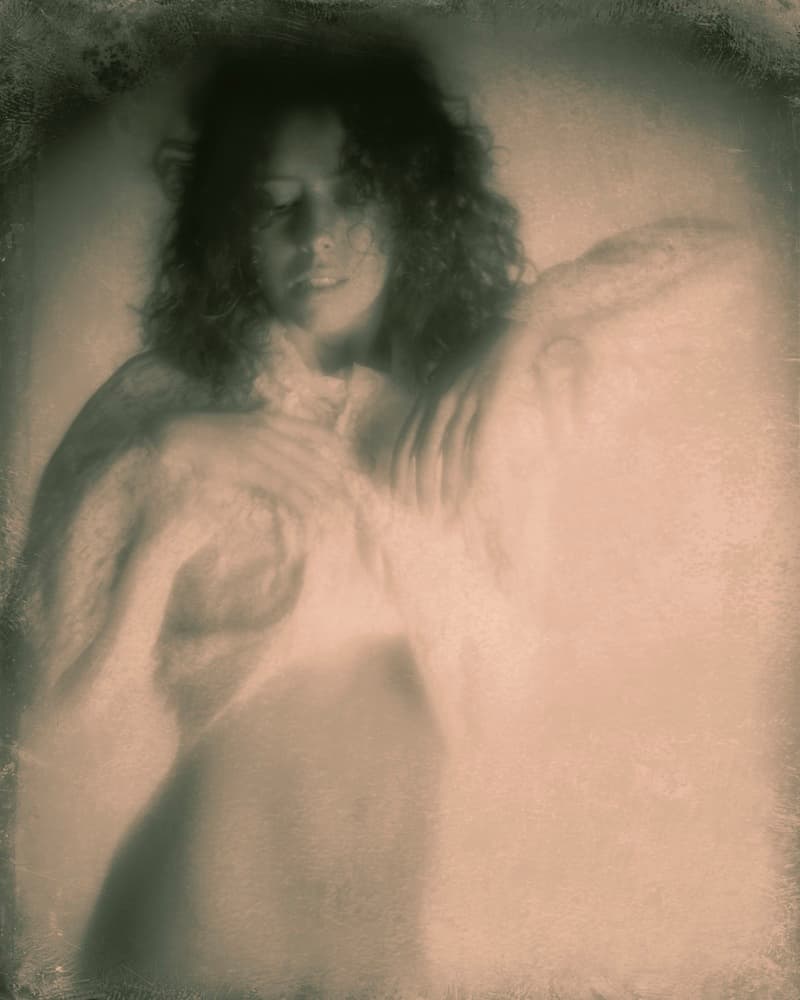 Ethereal Woman Portrait by Mel Brackstone — canvas wall art