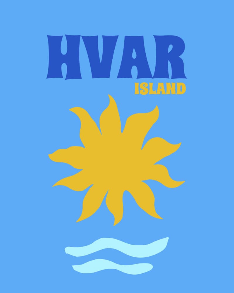 Hvar by Petra Lizde — canvas wall art