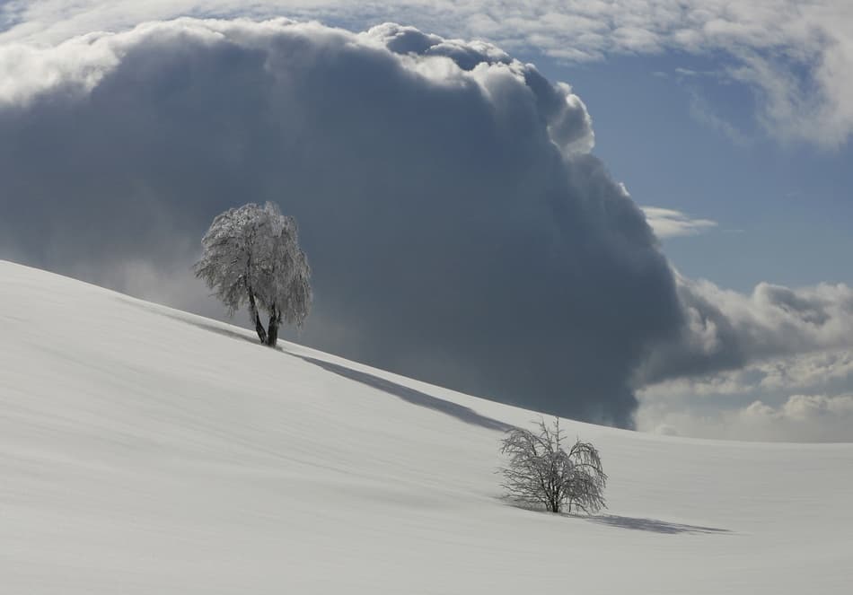 DER WOLKE ZUM TROTZ by Nicolas Schumacher — canvas wall art