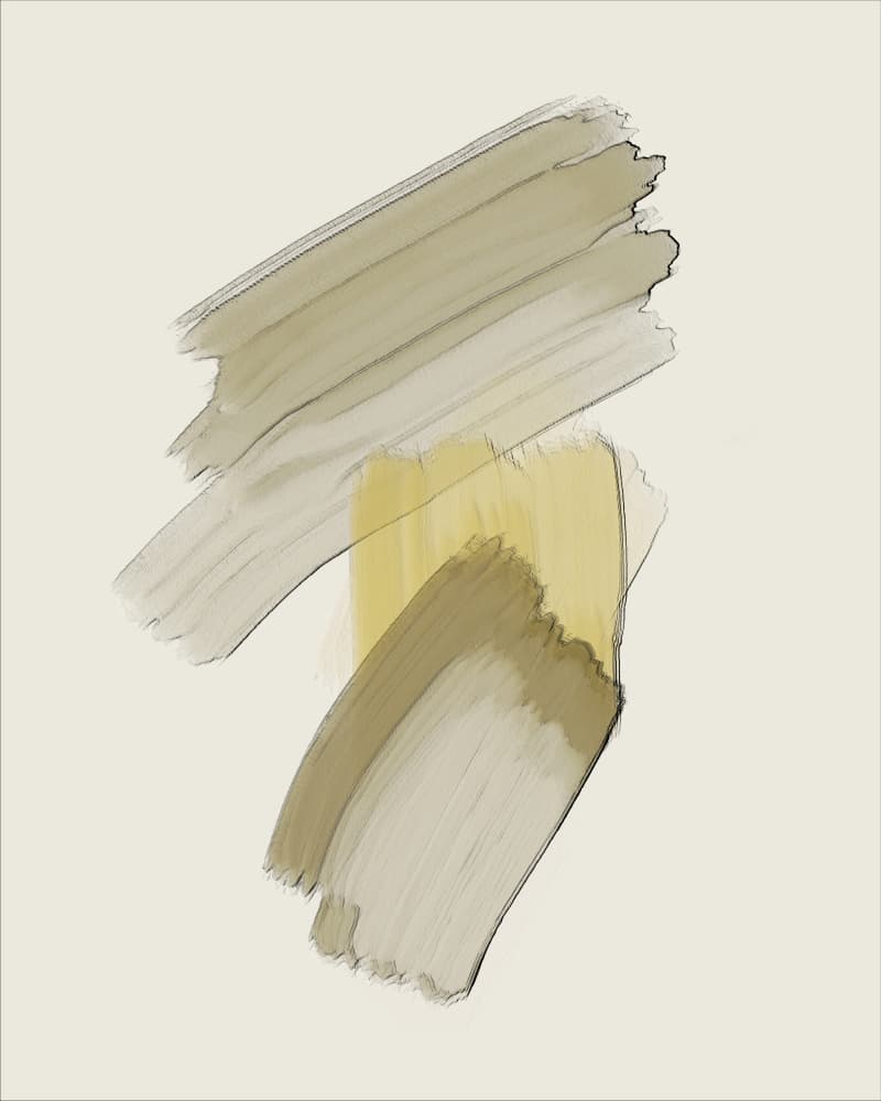 Earthy Muted Brushstrokes by Sannel Larson — canvas wall art